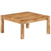 Mesa De Centro，mesa Auxiliar，mesa De Café De Madera Maciza De Acacia 80x80x40 Cm Cfw772713