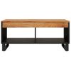 Mesa De Centro，mesa Auxiliar，mesa De Café De Madera Maciza De Acacia 90x50x40 Cm Cfw772720