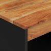 Mesa De Centro，mesa Auxiliar，mesa De Café De Madera Maciza De Acacia 90x50x40 Cm Cfw772720