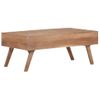 Mesa De Centro，mesa Auxiliar，mesa De Café De Madera Maciza De Mango 100x60x40 Cm Cfw772731