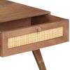 Mesa De Centro，mesa Auxiliar，mesa De Café De Madera Maciza De Mango 100x60x40 Cm Cfw772731