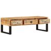 Mesa De Centro，mesa Auxiliar，mesa De Café De Madera Maciza De Mango 110x50x38 Cm Cfw772735