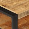 Mesa De Centro，mesa Auxiliar，mesa De Café De Madera Maciza De Mango 120x55x40 Cm Cfw772736