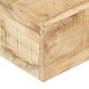 Mesa De Centro，mesa Auxiliar，mesa De Café De Madera Maciza De Mango 80x80x28 Cm Cfw772752