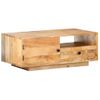 Mesa De Centro，mesa Auxiliar，mesa De Café De Madera Maciza De Mango 90x50x35 Cm Cfw772757