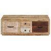 Mesa De Centro，mesa Auxiliar，mesa De Café De Madera Maciza De Mango 90x60x30 Cm Cfw772759