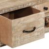 Mesa De Centro，mesa Auxiliar，mesa De Café De Madera Maciza De Mango 90x60x30 Cm Cfw772759