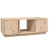 Mesa De Centro，mesa Auxiliar，mesa De Café De Madera Maciza De Pino 110x50x40 Cm Cfw772781