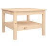 Mesa De Centro，mesa Auxiliar，mesa De Café De Madera Maciza De Pino 55x55x40 Cm Cfw772792