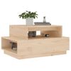 Mesa De Centro，mesa Auxiliar，mesa De Café De Madera Maciza De Pino 80x55x40,5 Cm Cfw772807