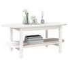 Mesa De Centro，mesa Auxiliar，mesa De Café De Madera Maciza De Pino Blanco 110x55x45 Cm Cfw772822