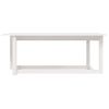 Mesa De Centro，mesa Auxiliar，mesa De Café De Madera Maciza De Pino Blanco 110x55x45 Cm Cfw772823