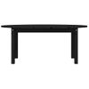 Mesa De Centro，mesa Auxiliar，mesa De Café De Madera Maciza De Pino Negro 110x55x45 Cm Cfw772931