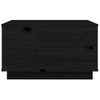 Mesa De Centro，mesa Auxiliar，mesa De Café De Madera Maciza De Pino Negro 60x50x35 Cm Cfw772944