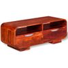 Mesa De Centro，mesa Auxiliar，mesa De Café De Madera Maciza De Sheesham 90x40x35 Cm Cfw772975