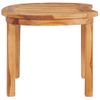 Mesa De Centro，mesa Auxiliar，mesa De Café De Madera Maciza De Teca 90x50x45 Cm Cfw772990