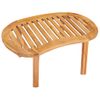 Mesa De Centro，mesa Auxiliar，mesa De Café De Madera Maciza De Teca 90x50x45 Cm Cfw772990