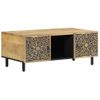 Mesa De Centro，mesa Auxiliar，mesa De Café De Madera Maciza Mango 100x54x40 Cm Cfw772993