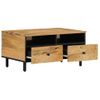 Mesa De Centro，mesa Auxiliar，mesa De Café De Madera Maciza Mango 80x54x40 Cm Cfw773003