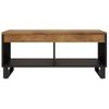 Mesa De Centro，mesa Auxiliar，mesa De Café De Madera Maciza Mango 90x50x40 Cm Cfw773005