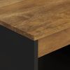 Mesa De Centro，mesa Auxiliar，mesa De Café De Madera Maciza Mango 90x50x40 Cm Cfw773005