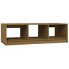 Mesa De Centro，mesa Auxiliar，mesa De Café De Madera Maciza Pino Marrón Miel 110x50x34 Cm Cfw773009