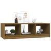 Mesa De Centro，mesa Auxiliar，mesa De Café De Madera Maciza Pino Marrón Miel 110x50x34 Cm Cfw773009