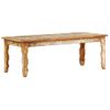 Mesa De Centro，mesa Auxiliar，mesa De Café De Madera Maciza Reciclada 110x50x40 Cm Cfw773015