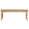 Mesa De Centro，mesa Auxiliar，mesa De Café De Madera Maciza Reciclada 110x50x40 Cm Cfw773015