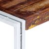 Mesa De Centro，mesa Auxiliar，mesa De Café De Madera Maciza Reciclada 120x60x35 Cm Cfw773017