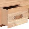 Mesa De Centro，mesa Auxiliar，mesa De Café De Madera Maciza Reciclada 90x50x35 Cm Cfw773036