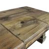 Mesa De Centro，mesa Auxiliar，mesa De Café De Madera Maciza Reciclada 90x50x35 Cm Cfw773038