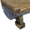 Mesa De Centro，mesa Auxiliar，mesa De Café De Madera Maciza Reciclada 90x50x35 Cm Cfw773038