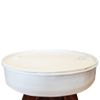 Mesa De Centro，mesa Auxiliar，mesa De Café De Madera Maciza Reciclada Blanco 60x45 Cm Cfw773041