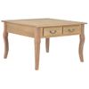 Mesa De Centro，mesa Auxiliar，mesa De Café De Madera Marrón 80x80x50 Cm Cfw773050