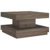 Mesa De Centro，mesa Auxiliar，mesa De Café De Mdf Gris 60x60x35 Cm Cfw773053