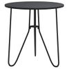 Mesa De Centro，mesa Auxiliar，mesa De Café De Mdf Y Hierro Negro 48 Cm Cfw773059