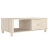 Mesa De Centro，mesa Auxiliar，mesa De Café Hamar Madera Maciza Pino Marrón Miel 100x55x35cm Cfw773127