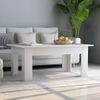 Mesa De Centro，mesa Auxiliar，mesa De Café Madera Contrachapada Blanco 100x60x42 Cm Cfw773149