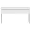 Mesa De Centro，mesa Auxiliar，mesa De Café Madera Contrachapada Blanco 102x50,5x52,5x Cm Cfw773151