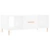 Mesa De Centro，mesa Auxiliar，mesa De Café Madera Contrachapada Blanco 102x50x40 Cm Cfw773154