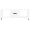 Mesa De Centro，mesa Auxiliar，mesa De Café Madera Contrachapada Blanco 102x50x40 Cm Cfw773160