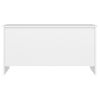 Mesa De Centro，mesa Auxiliar，mesa De Café Madera Contrachapada Blanco 102x55,5x52,5 Cm Cfw773165