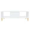 Mesa De Centro，mesa Auxiliar，mesa De Café Madera Contrachapada Blanco 103,5x60x35cm Cfw773169