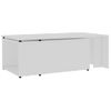 Mesa De Centro，mesa Auxiliar，mesa De Café Madera Contrachapada Blanco 150x50x35 Cm Cfw773172