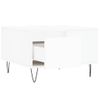 Mesa De Centro，mesa Auxiliar，mesa De Café Madera Contrachapada Blanco 55x55x36,5 Cm Cfw773180