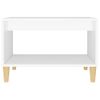 Mesa De Centro，mesa Auxiliar，mesa De Café Madera Contrachapada Blanco 60x50x40 Cm Cfw773194