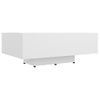 Mesa De Centro，mesa Auxiliar，mesa De Café Madera Contrachapada Blanco 85x55x31 Cm Cfw773212