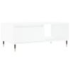 Mesa De Centro，mesa Auxiliar，mesa De Café Madera Contrachapada Blanco 90x50x36,5 Cm Cfw773220