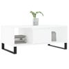 Mesa De Centro，mesa Auxiliar，mesa De Café Madera Contrachapada Blanco 90x50x36,5 Cm Cfw773222